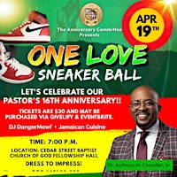 Primaire afbeelding van Cedar Street Baptist Church Presents ~ Dr. AMC Sweet 16 Sneaker Ball