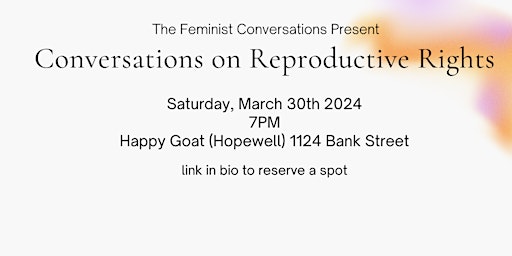 Immagine principale di TFC Presents: Conversations on Reproductive Community Conversations 