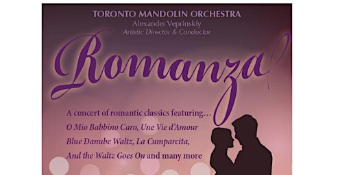 Imagen principal de ROMANZA Presented by Toronto Mandolin Orchestra
