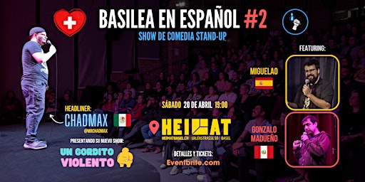 Imagem principal do evento Basilea en Español #2 - Un show de comedia stand-up en tu idioma