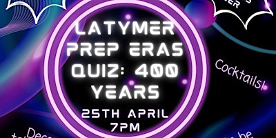 Imagem principal do evento Latymer Prep Eras Quiz 2024.