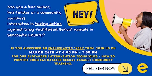Drug Facilitated Sexual Assault + Bystander Intervention Techniques primary image