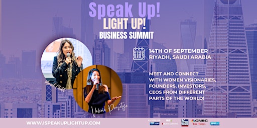 Hauptbild für Speak Up! Light Up! Business Summit