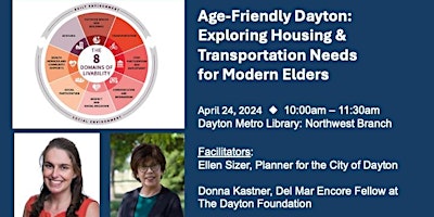 Imagem principal do evento Age-Friendly Dayton: Exploring Housing & Transportation Needs