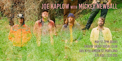 Joe Kaplow RECORD RELEASE PARTY with special guest Mickey Newball primary image