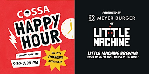 Imagen principal de COSSA Happy Hour presented by Meyer Burger