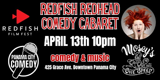 Imagem principal do evento Redfish Redhead Comedy Cabaret!