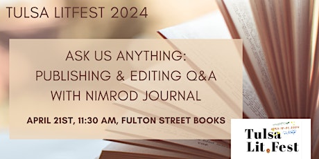 Ask Us Anything: Publishing and Editing Q&A Session with Nimrod