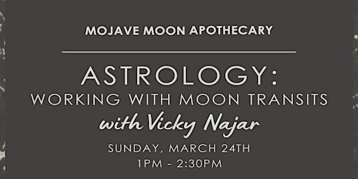 Astrology: Work with Moon Transits primary image