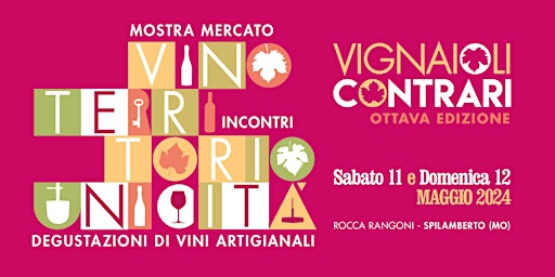 Image principale de Vignaioli Contrari - 8a Edizione