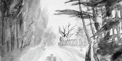 Chinese Brush Painting Landscape Hull November Monday 4 2019 10 0