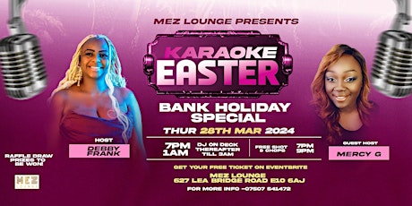 Karaoke Easter Bank Holiday Special