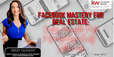 Imagem principal do evento Tech Training: Facebook Mastery for Real Estate