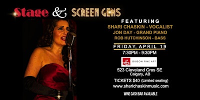 Imagem principal do evento Shari Chaskin "STAGE & SCREEN GEMS"