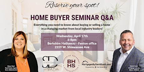 Spring Home Buyer Seminar Q&A