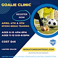 Primaire afbeelding van Goalie Clinic ages 11-13 Boys & Girls