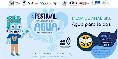 Imagen principal de Mesa de Análisis: Agua para la Paz