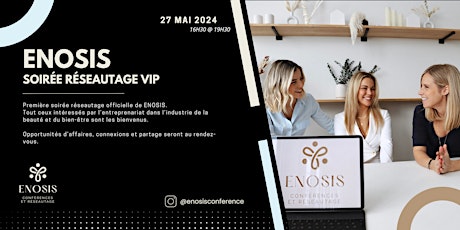 ENOSIS - SOIRÉE RÉSEAUTAGE VIP