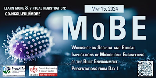 MoBE: Workshop on Societal & Ethical Implications of Microbiome Engineering primary image