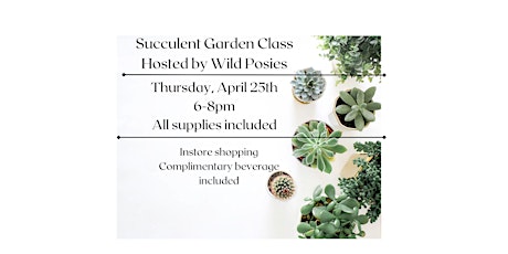 Succulent Garden  Class