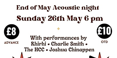Hauptbild für End of May Acoustic Night @ The Rail Way Inn