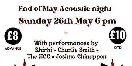 End of May Acoustic Night @ The Rail Way Inn