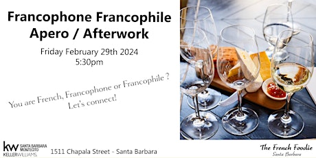 Francophone/ Francophile apero / afterwork in Santa Barbara