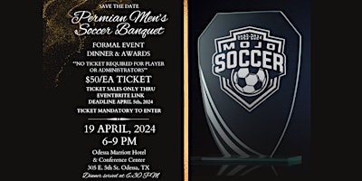 Primaire afbeelding van 2024 Permian Men's Soccer Banquet