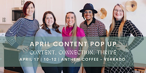 Hauptbild für April Content Pop Up for Realtors