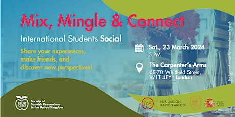 Mix, Mingle and Connect: International Students Social primary image