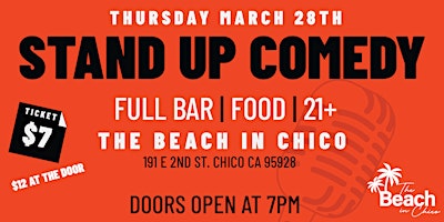 Hauptbild für Comedy Night @ The Beach Nightclub in Chico