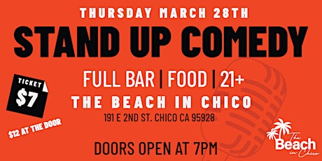 Comedy Night @ The Beach Nightclub in Chico