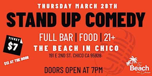 Hauptbild für Comedy Night @ The Beach Nightclub in Chico