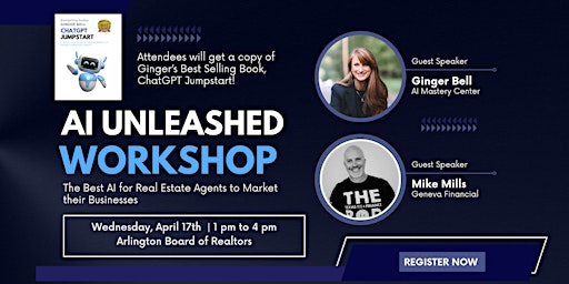Imagem principal do evento AI Unleashed: The Best AI for Real Estate Agents to Market their Businesses