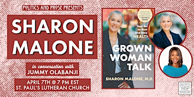 Imagem principal do evento Sharon Malone | GROWN WOMAN TALK with Jummy Olabanji at St. Paul's