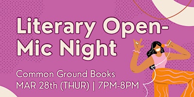 Primaire afbeelding van Literary Open-Mic Night