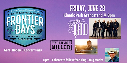 Diamond Rio and Tyler Joe Miller at Frontier Days 2024 primary image