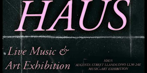 Primaire afbeelding van HAUS: LIVE MUSIC & ART EXHIBITION