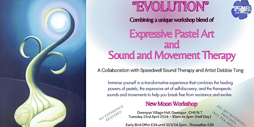 Immagine principale di Expressive Pastel Art with Sound and Movement Therapy Workshop 