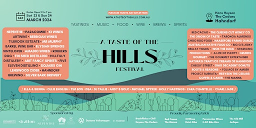 Hauptbild für A Taste of The Hills Festival