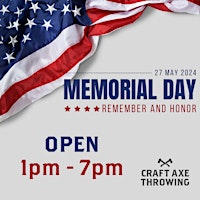 Primaire afbeelding van Memorial Day Axe Throwing