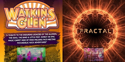 Imagem principal do evento WATKINS GLEN & FRACTAL DOUBLEHEADER @ VOLCANIC - FRI 5/17/24