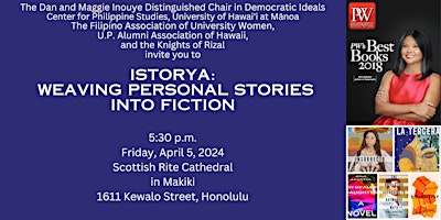 Imagem principal do evento ISTORYA: WEAVING PERSONAL STORIES INTO FICTION