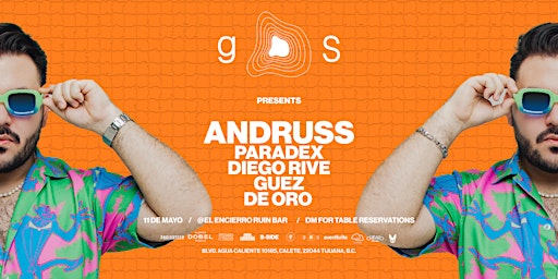 Primaire afbeelding van GOS PRESENTS - ANDRUSS @ EL ENCIERRO RUIN BAR