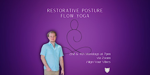 Imagem principal de Restorative Posture Flow Yoga (Virtual)