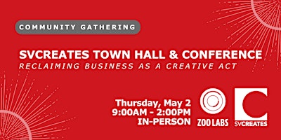 SVCreates Arts Town Hall and Conference primary image