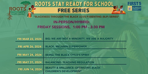 Imagem principal do evento [VIRTUAL] Black Love Parenting (BLP) Series | Roots SRFS