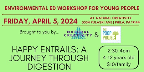 Happy Entrails: A Journey Through Digestion (Enviro ed workshop for kids)