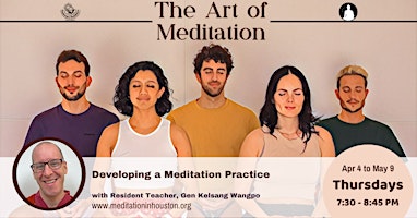 The Art of Meditation- Developing a Meditation Practice with Gen Wangpo primary image