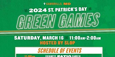 The 2024 St. Patrick's Day Green Games primary image